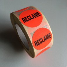 Etiket 27mm fluor rood Reclame 500/rol Td27511506